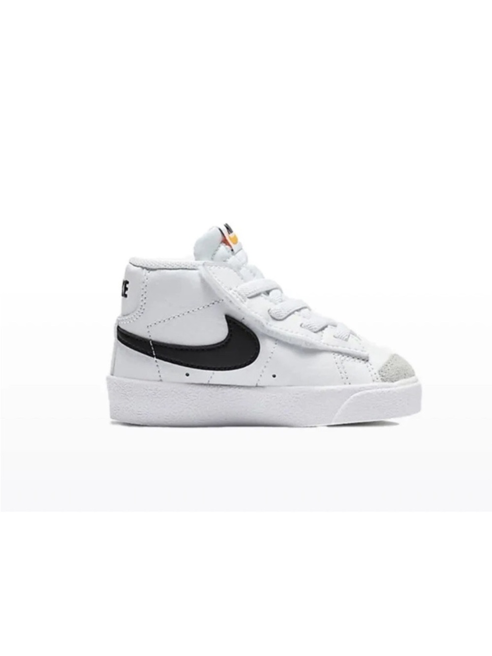 Size 10c-Nike Baby Boy's Blazer Mid '77 Shoes White Black Team Orange DA4088-100